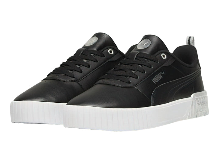 Tenis PUMA Carina 2.0 Metallic Dream Color Azul Marino y Plata