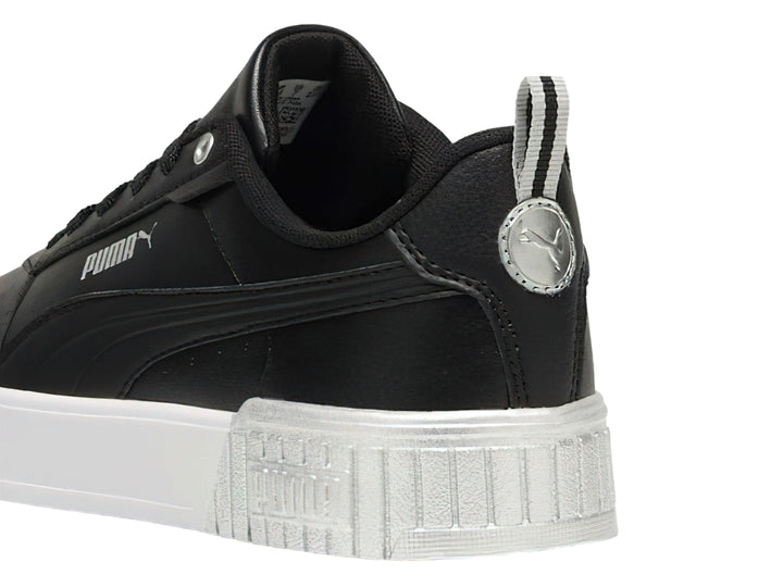 Tenis PUMA Carina 2.0 Metallic Dream Color Azul Marino y Plata