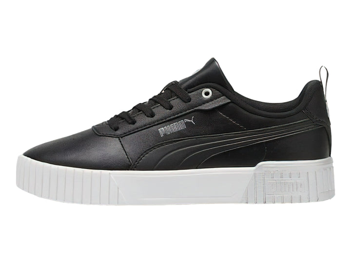 Tenis PUMA Carina 2.0 Metallic Dream Color Azul Marino y Plata