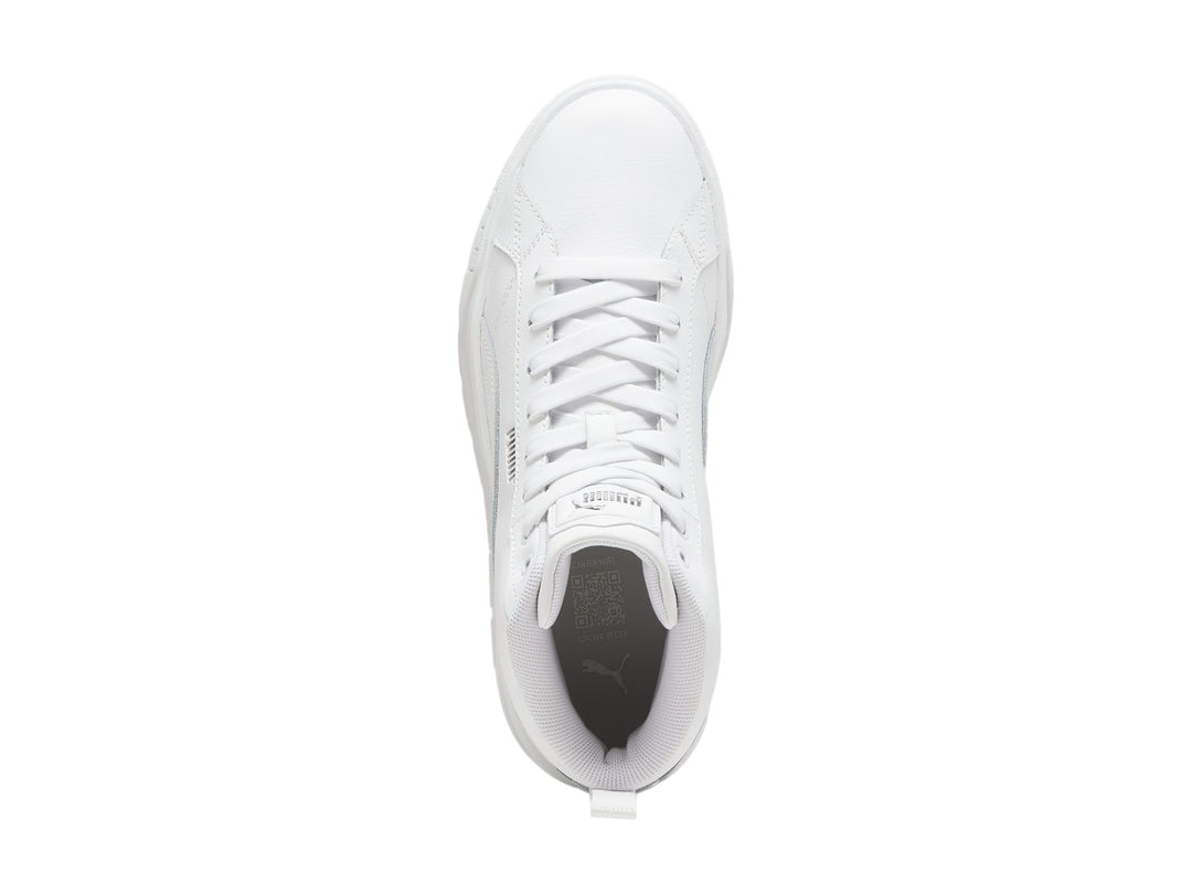 Tenis PUMA Carmen II Mid Blancos y Plata para Mujer