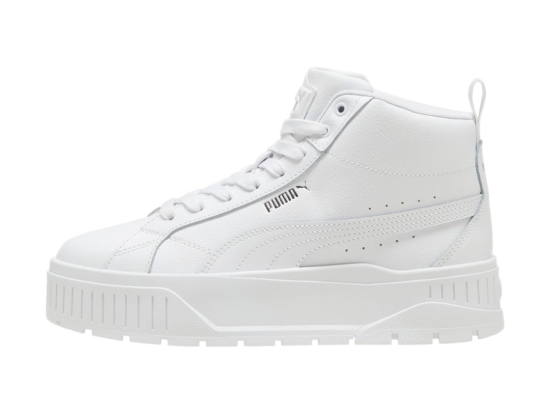 Tenis PUMA Carmen II Mid Blancos y Plata para Mujer