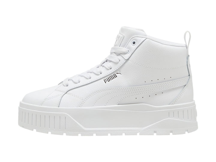 Tenis PUMA Carmen II Mid Blancos y Plata para Mujer
