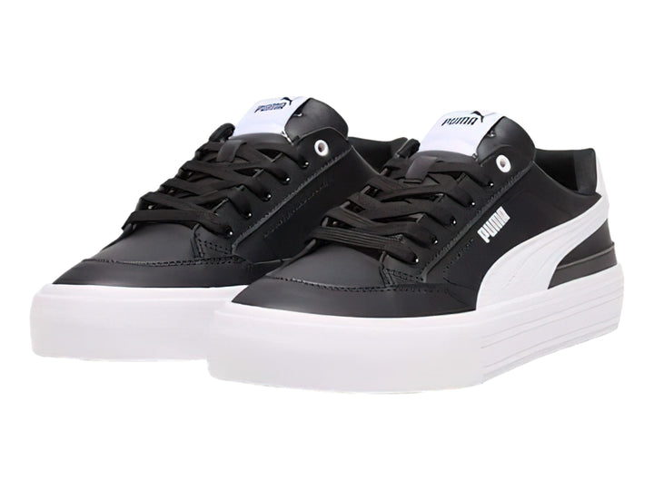 Tenis PUMA Court Classic Vulc Negro y Blanco para Hombre