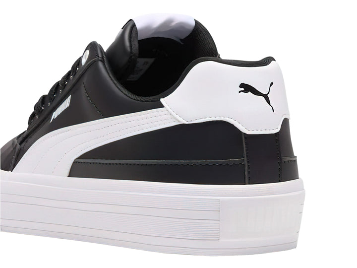 Tenis PUMA Court Classic Vulc Negro y Blanco para Hombre