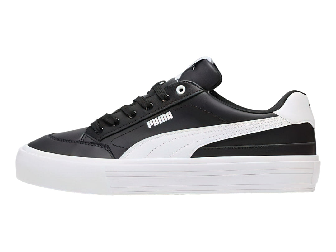 Tenis PUMA Court Classic Vulc Negro y Blanco para Hombre