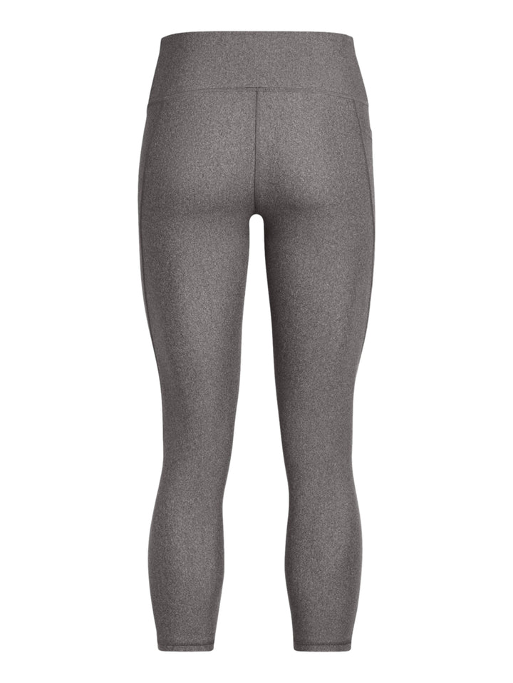 Leggings deportivos de color gris marca Under Armour, ajustados y de cintura alta.