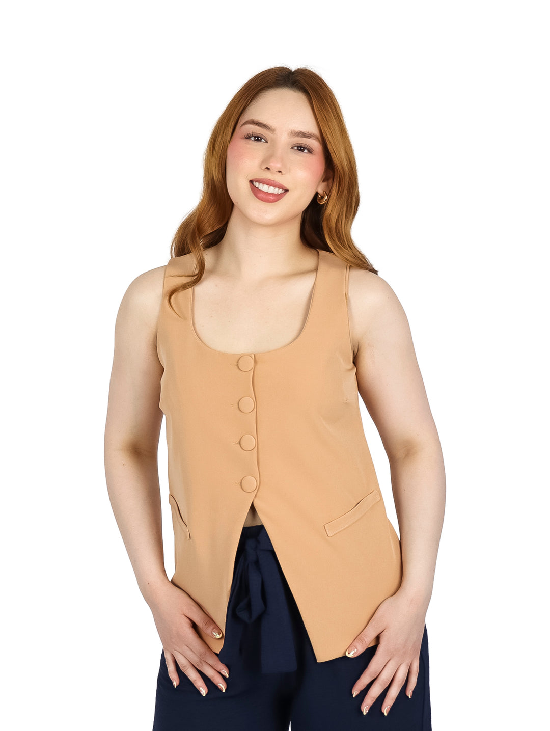 Chaleco Kriscar Color Moka para Mujer