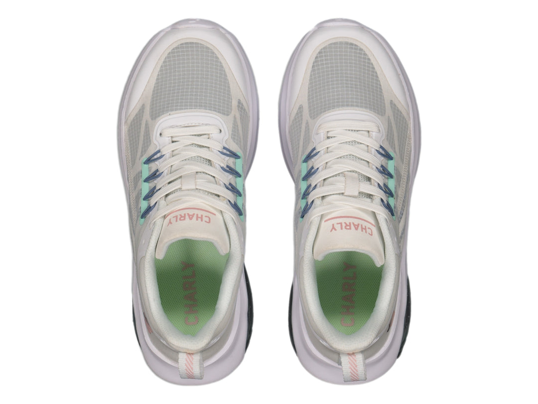 Tenis Charly Blanco Menta Rosa para Mujer