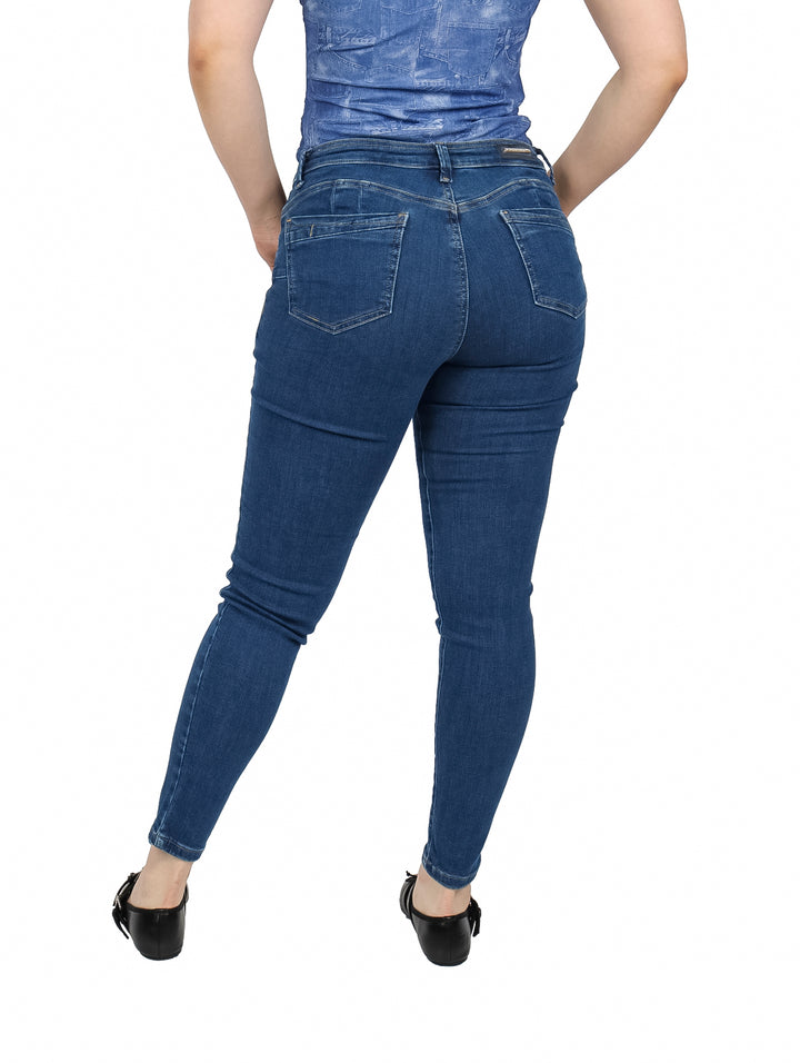 Jeans Dolce and Amaro Tubo Color Stone para Mujer
