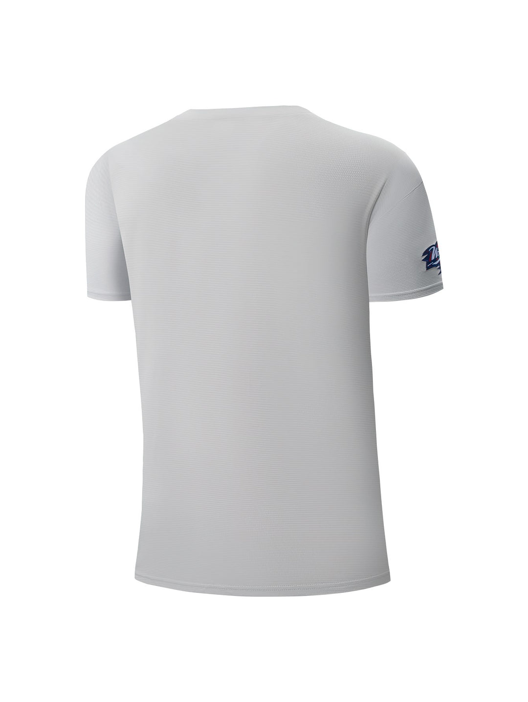 Jersey de béisbol color gris con letras &
