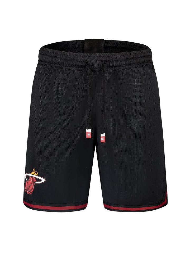 Shorts FEXPRO NBA Miami Heat Negro para Hombre