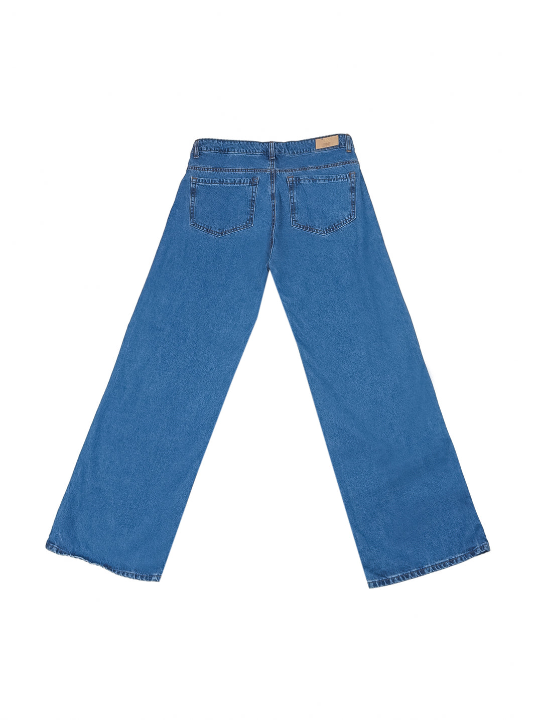 Pantalones jeans rectos de color azul oscuro para Mujer.