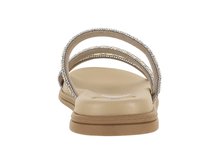 Sandalias Beira Rio Cristal Dorado para Mujer