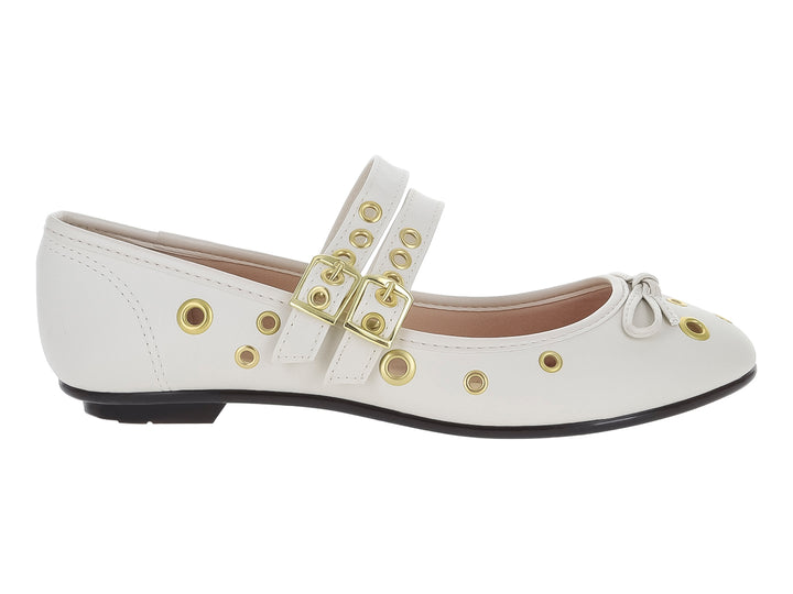 Zapatos Planos Moleca Blanco Off para Mujer