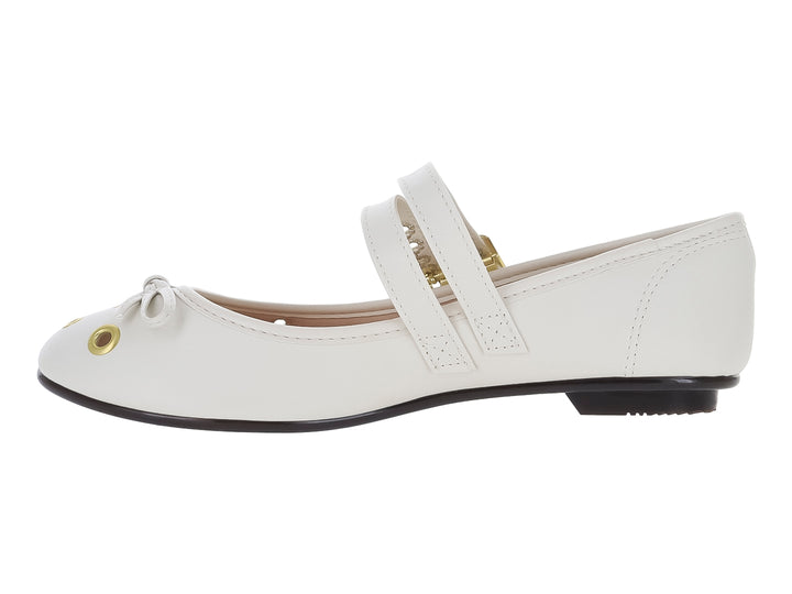 Zapatos Planos Moleca Blanco Off para Mujer