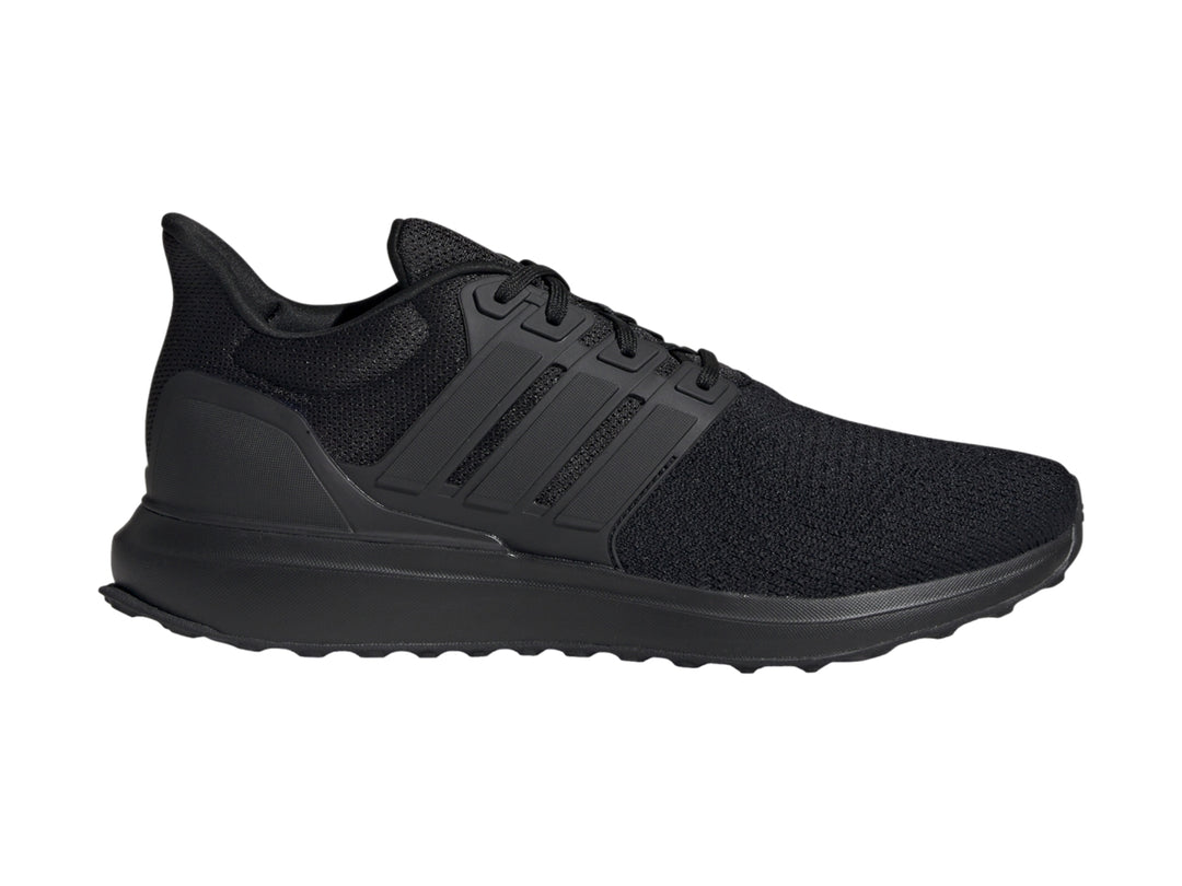 Tenis deportivos Adidas Ubounce DNA en color negro, vista lateral.