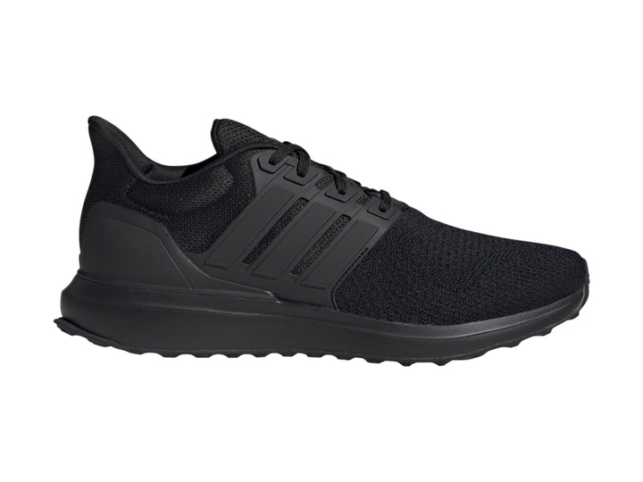 Tenis deportivos Adidas Ubounce DNA en color negro, vista lateral.