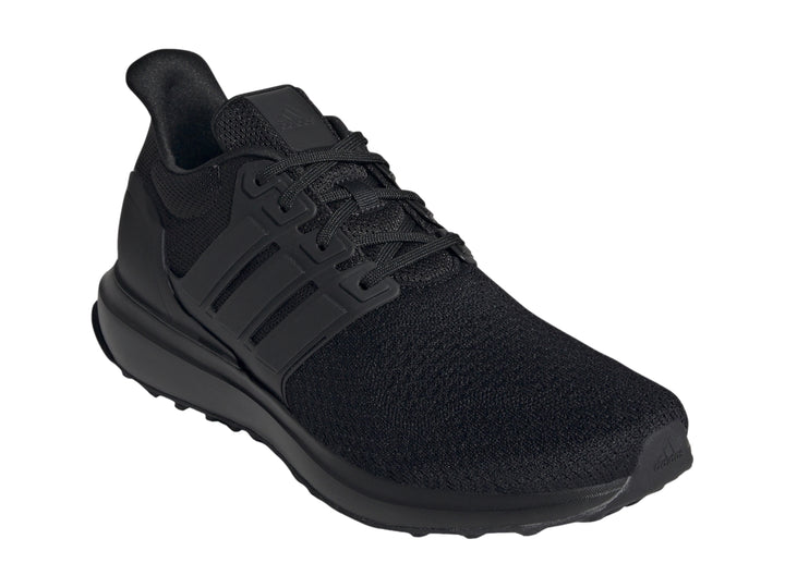 Tenis deportivos Adidas Ubounce DNA en color negro, vista lateral.