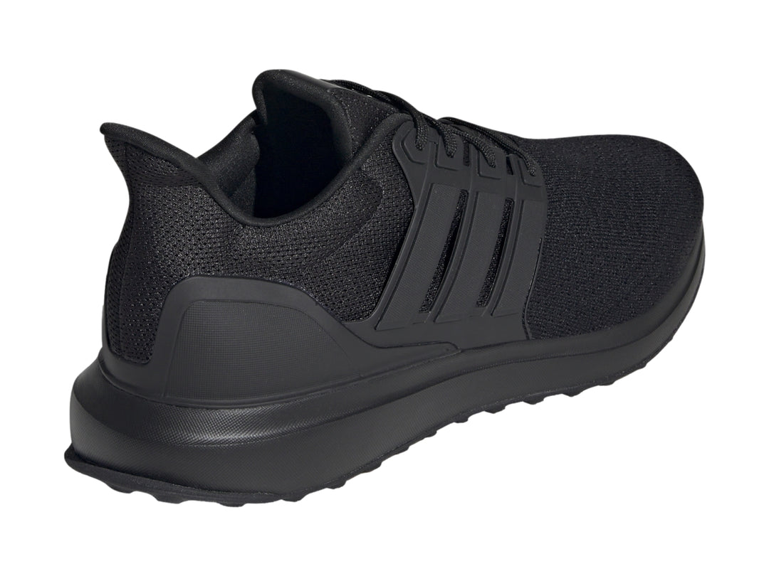 Tenis deportivos Adidas Ubounce DNA en color negro, vista lateral.
