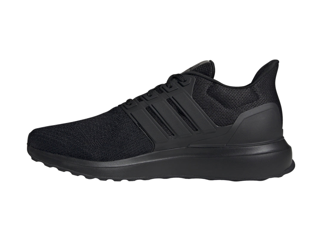 Tenis deportivos Adidas Ubounce DNA en color negro, vista lateral.