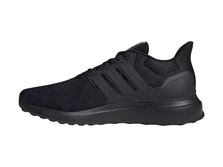 Tenis deportivos Adidas Ubounce DNA en color negro, vista lateral.
