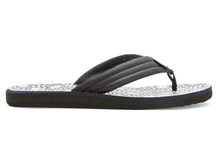 Sandalias Quiksilver Carver Print Negro, Blanco y Gris para Hombre