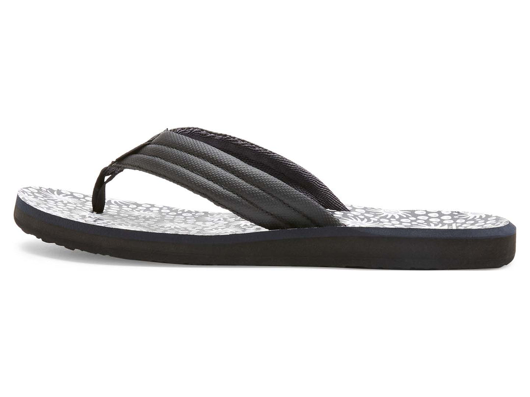 Sandalias Quiksilver Carver Print Negro, Blanco y Gris para Hombre