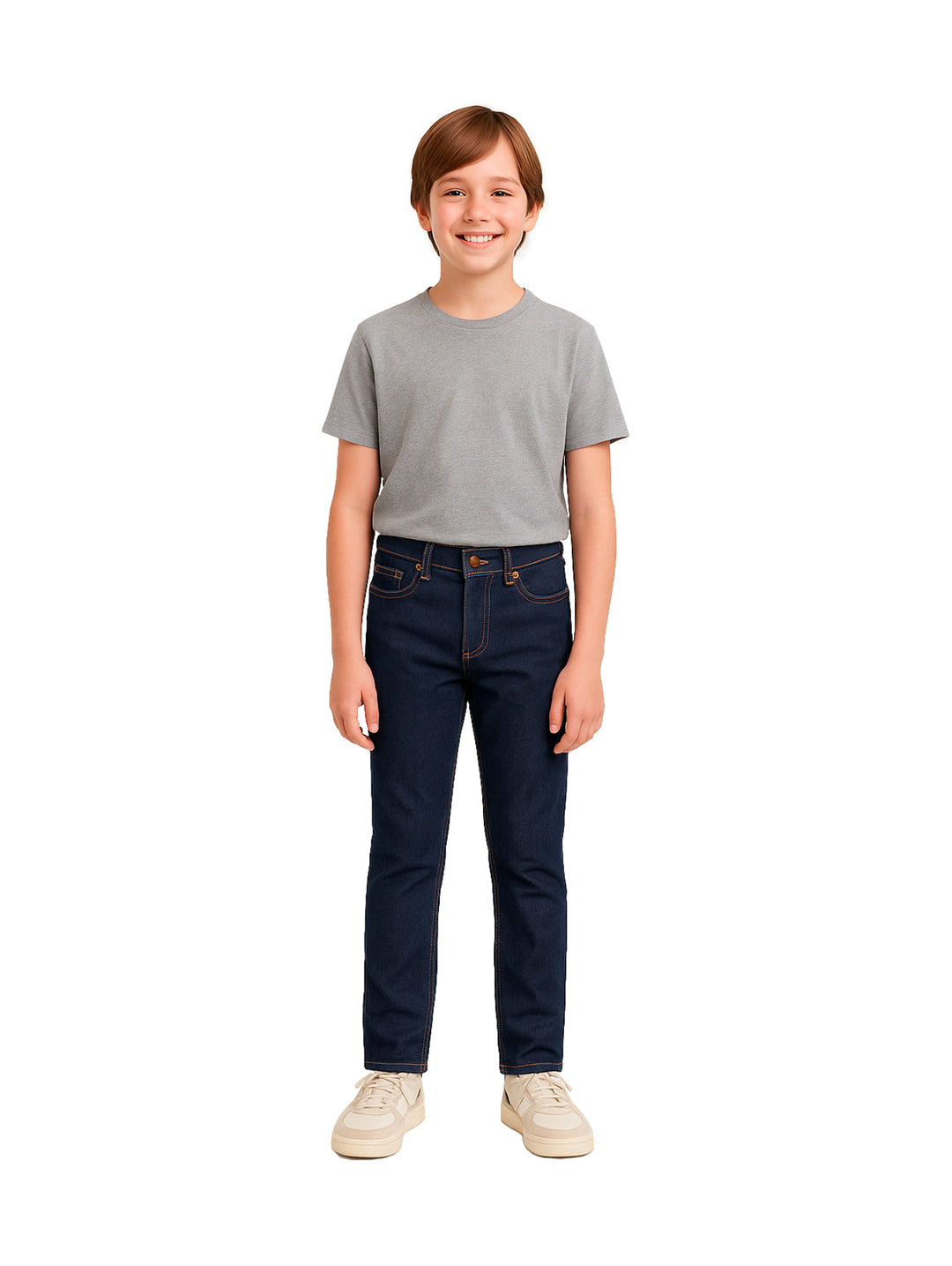 Jeans OGGI Basic Iron Color Dark Indigo para Nino