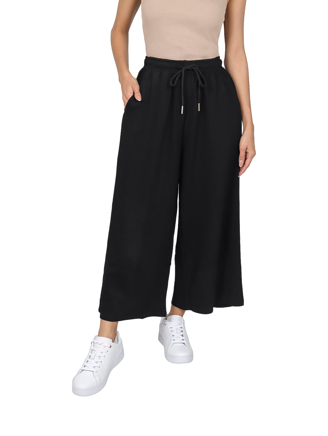 Pantalón Culotte ATOK Negro para Mujer