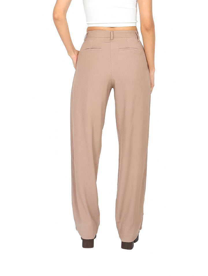 Pantalón de Vestir ATOK Color Kaki para Mujer