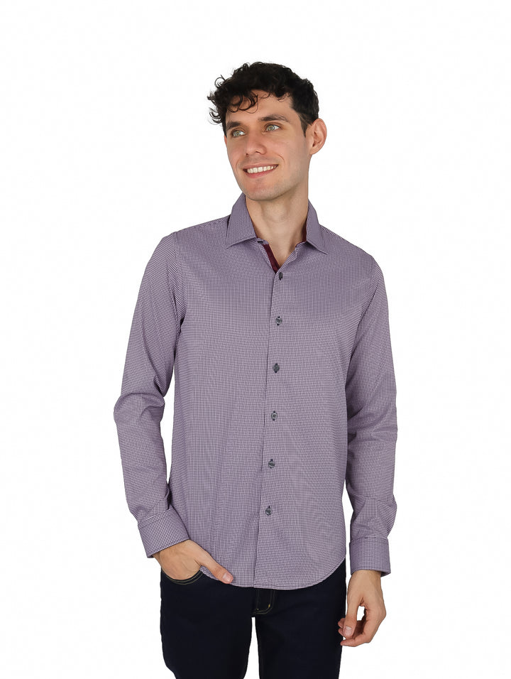 Camisa de Vestir John Henry Azul Marino para Hombre