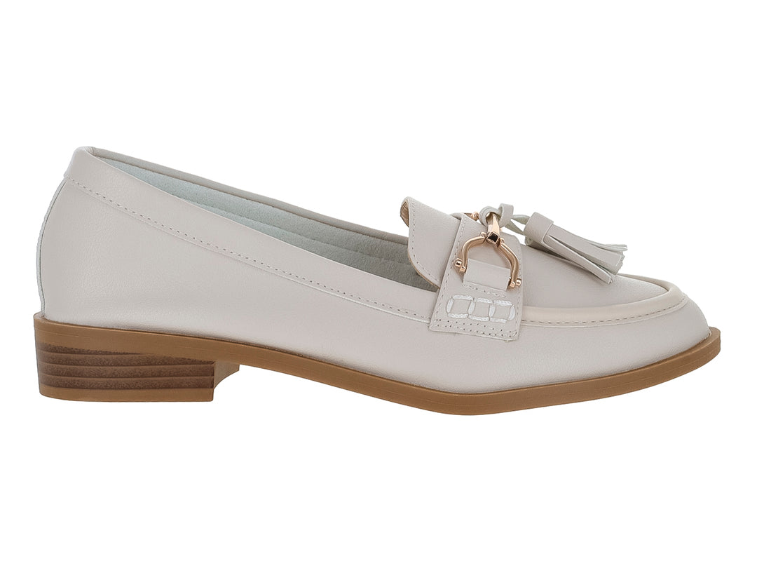 Mocasines ROZE Color Ivory para Mujer
