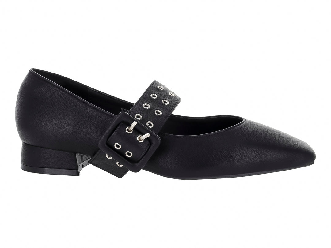 Zapatos Planos Ballerinas Roze Negros para Mujer