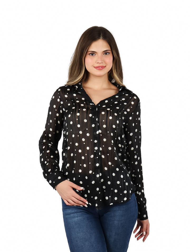Camisa Exotica Negro para Mujer