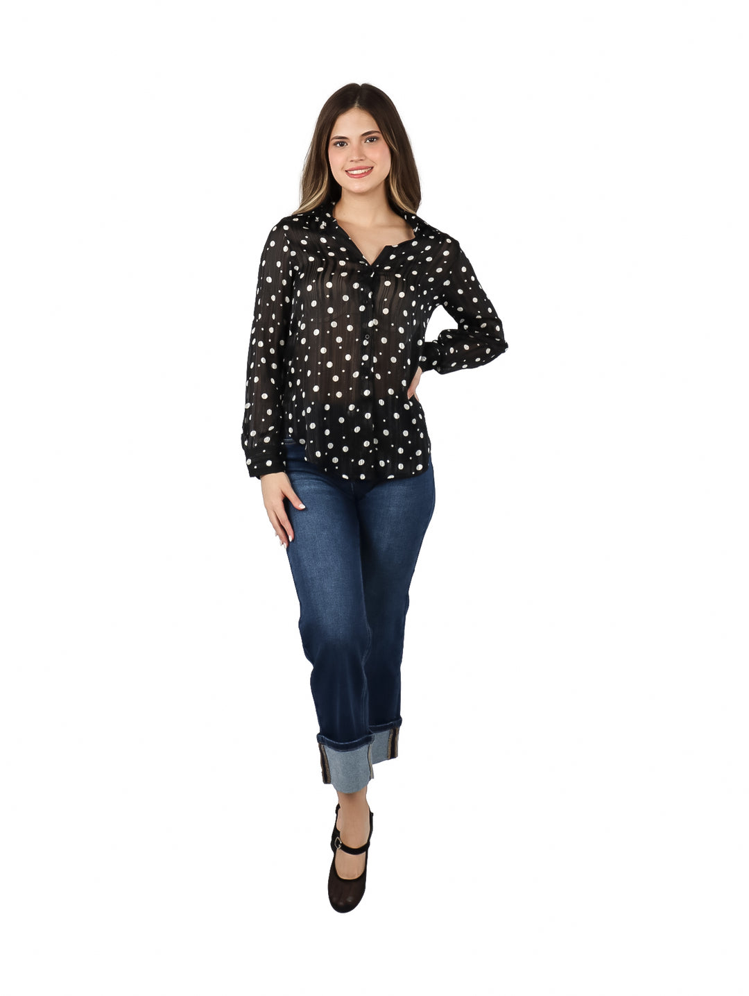 Camisa Exotica Negro para Mujer