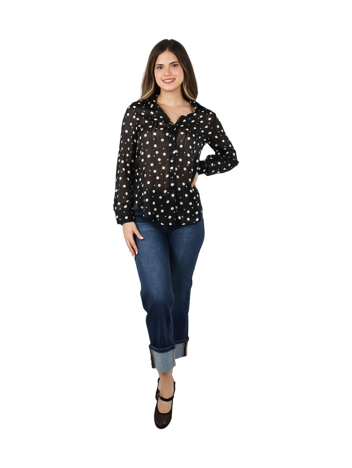 Camisa Exotica Negro para Mujer
