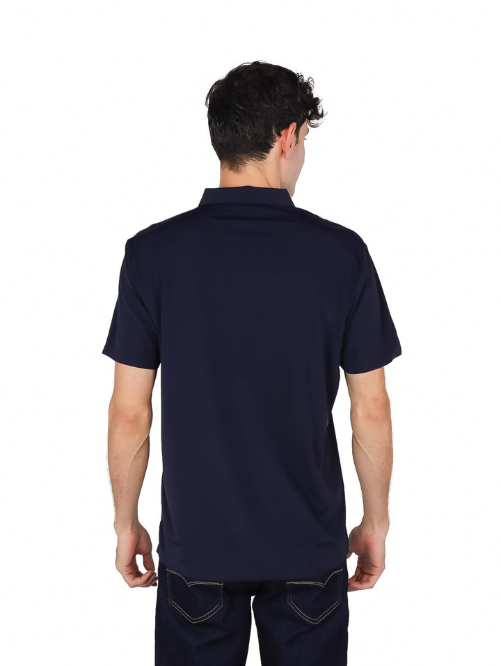 Playera Polo ATOK Navy DryFit para Hombre