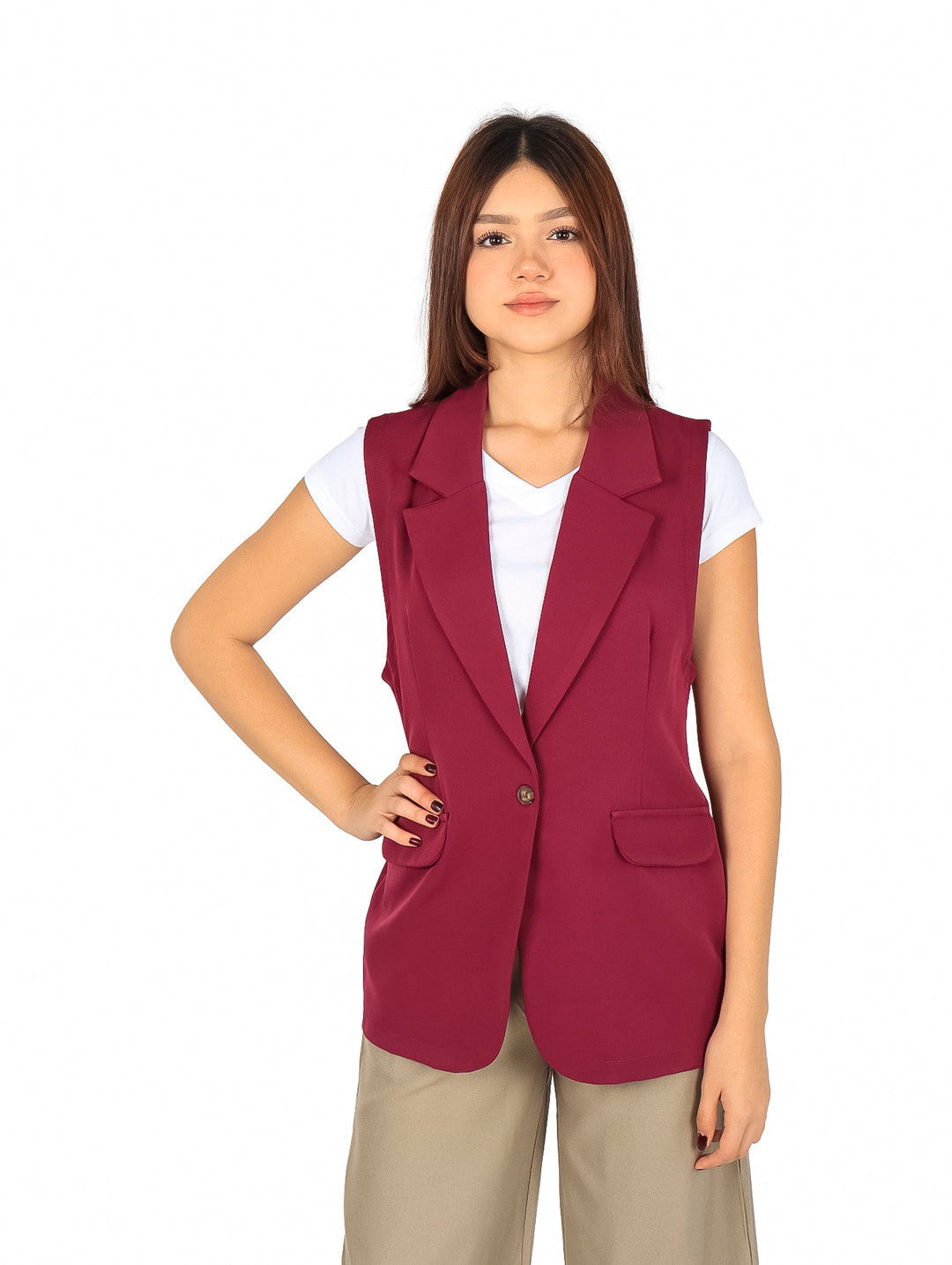 Chaleco Frikha Magenta para Mujer