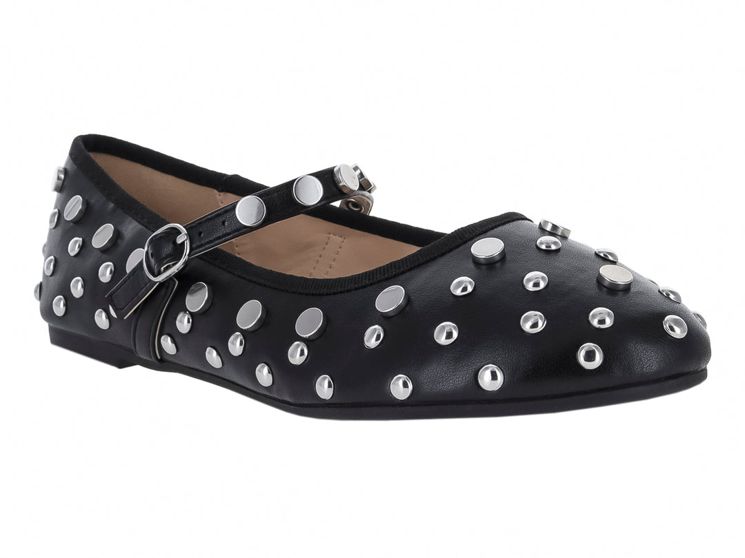 Zapatos Planos Roze Negro para Mujer