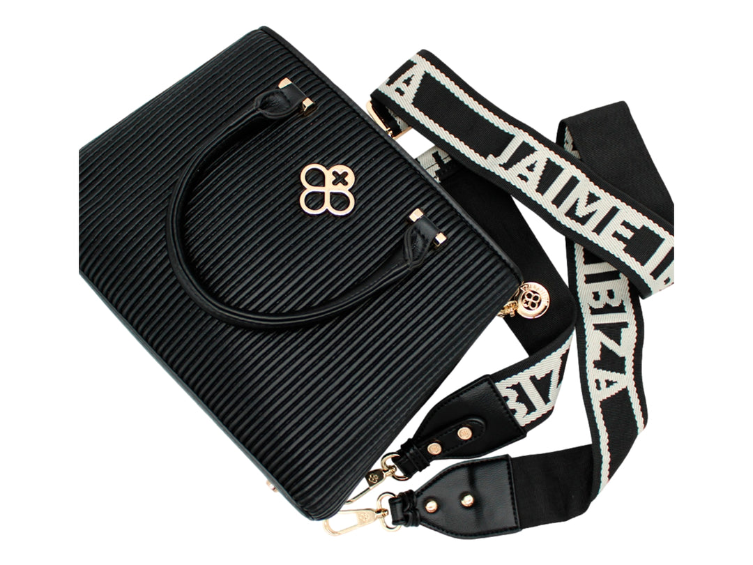 Bolsa de Hombro Jaime Ibiza Negro para Mujer