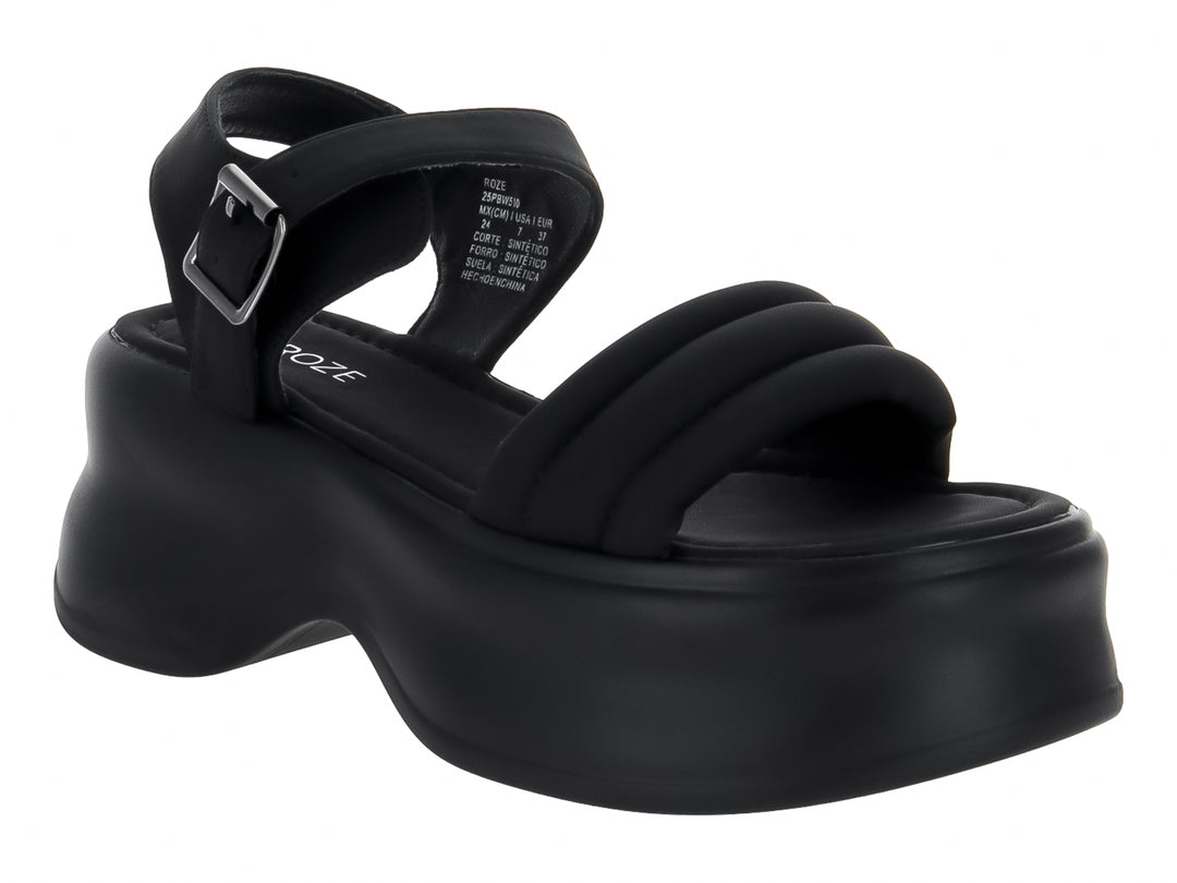 Sandalias ROZE Negro para Mujer