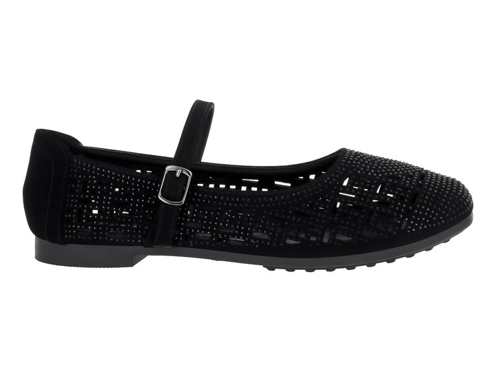 Zapatos Planos Roze Negro para Mujer