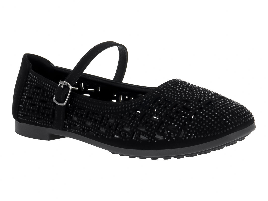 Zapatos Planos Roze Negro para Mujer