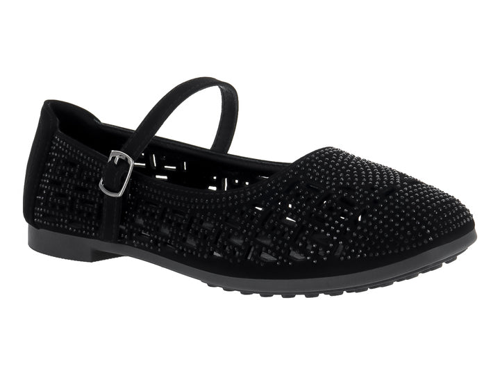 Zapatos Planos Roze Negro para Mujer