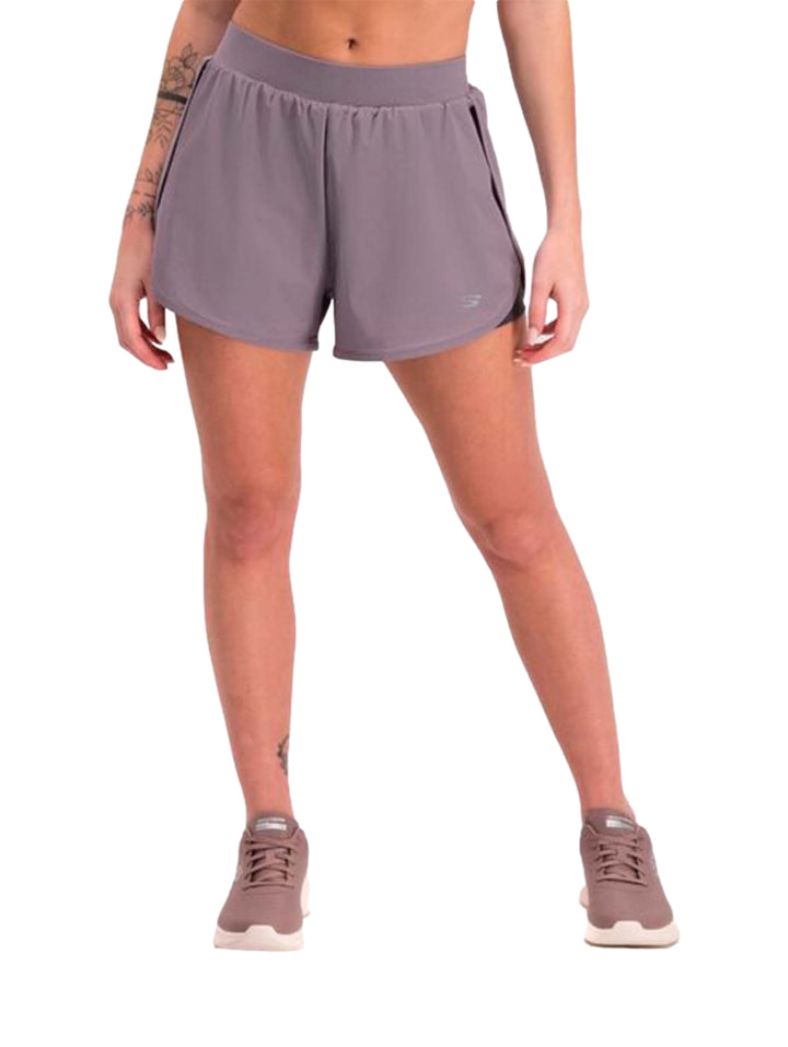 Short Deportivo Skechers Morado para Mujer
