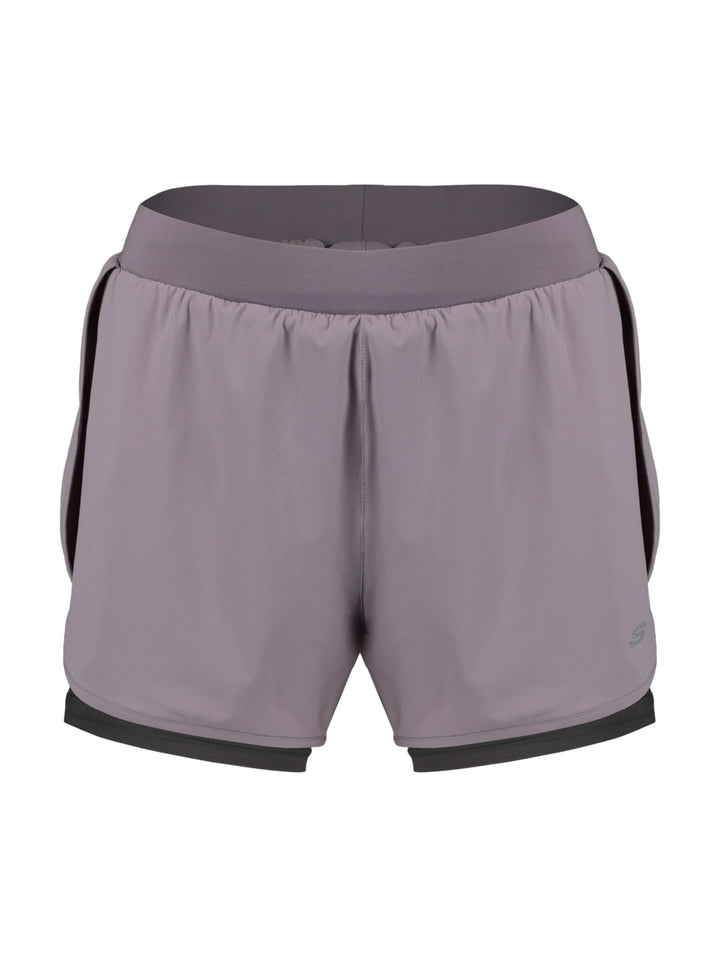 Short Deportivo Skechers Morado para Mujer
