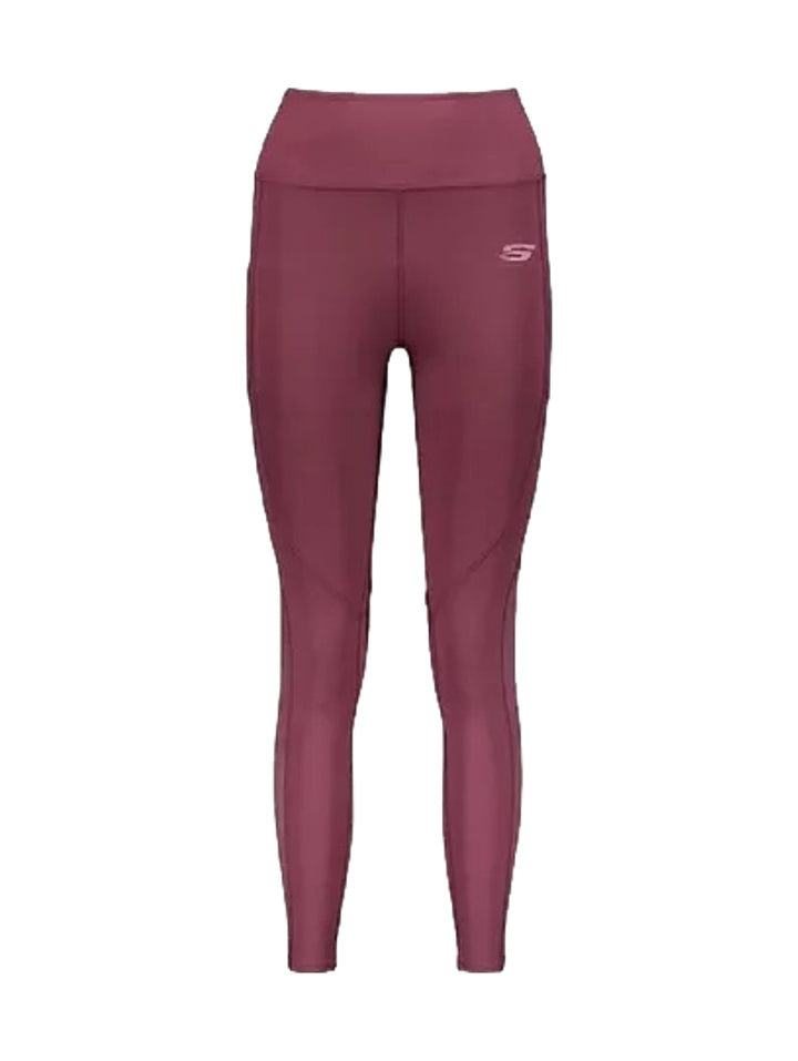 Leggings Skechers Color Vino para Mujer