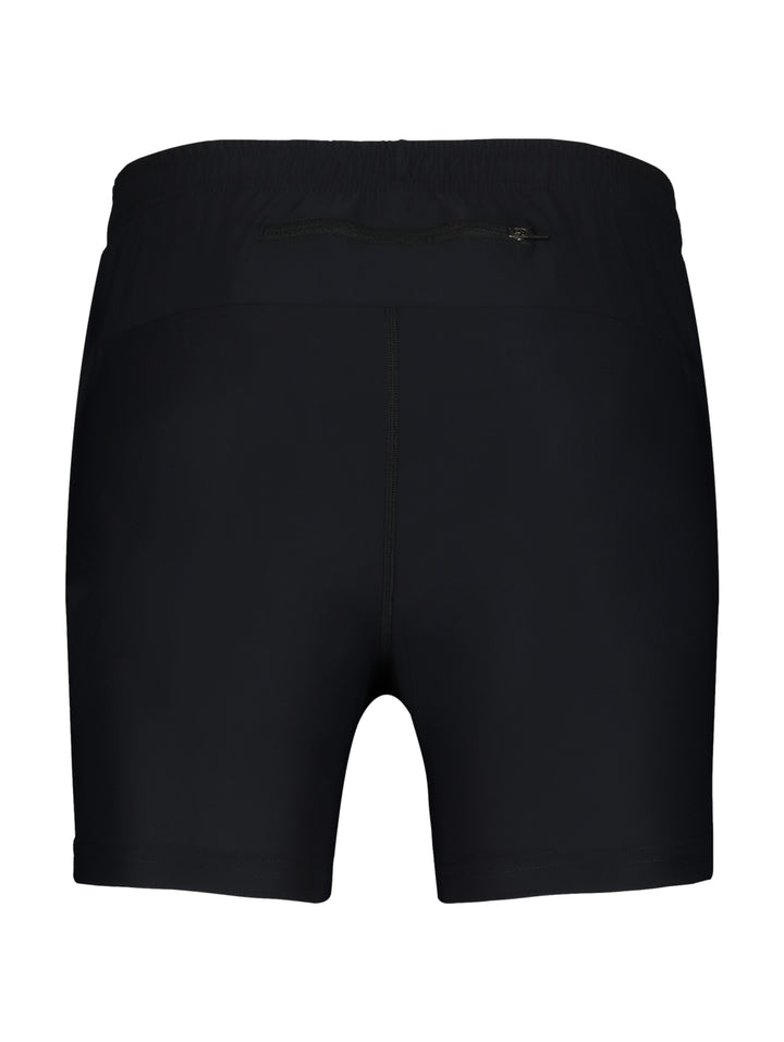 Shorts deportivos de compresión color negro de la marca Skechers.