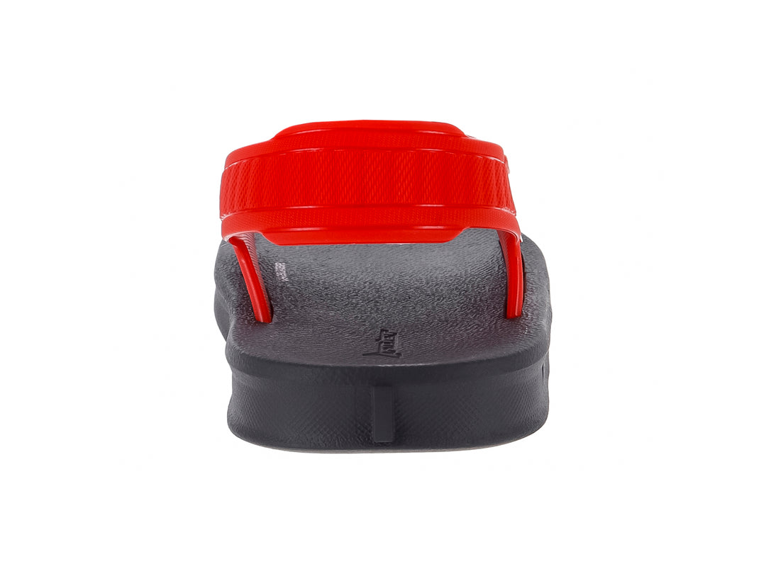 Sandalias Rider Street Papete Negro y Rojo para Niño