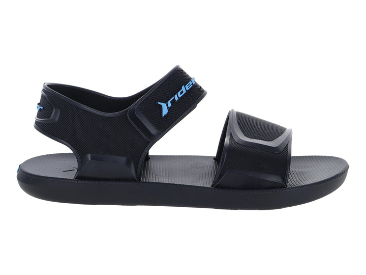 Sandalias Rider Negro Azul para Niño